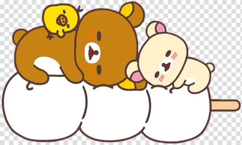 Rilakkuma Bear Hello Kitty Sticker LINE, bear transparent