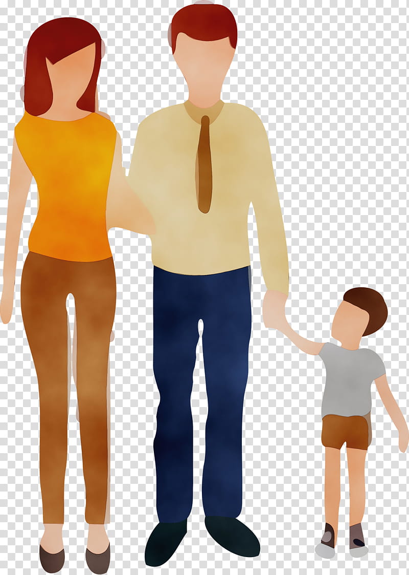 Holding hands, Family Day, Happy Family Day, International Family Day, Watercolor, Paint, Wet Ink, People transparent background PNG clipart