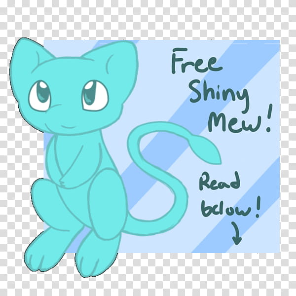 Pokemon X and Y Free Shiny Mew raffle! transparent background PNG clipart