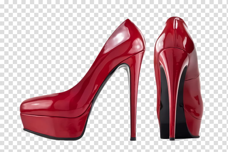 high heels footwear red basic pump shoe, Court Shoe, Bridal Shoe, Carmine, Sandal transparent background PNG clipart