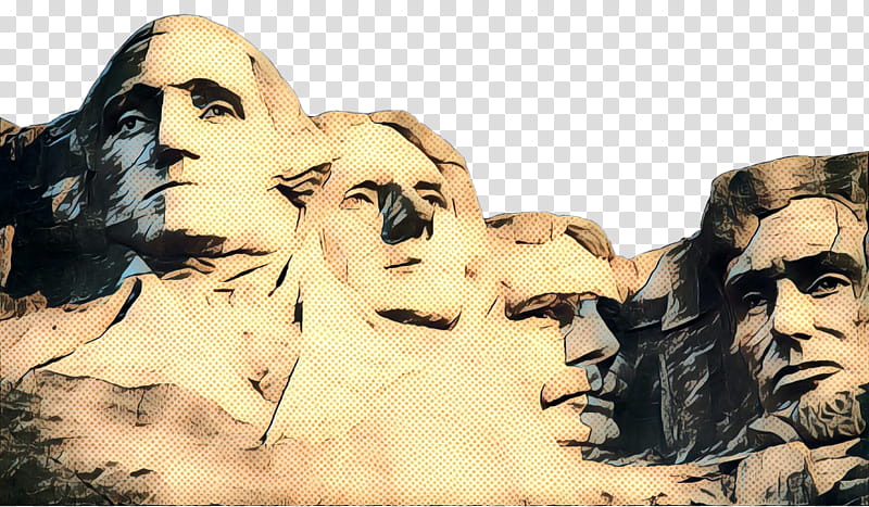 Mount Rushmore National Memorial Drawing, Character transparent background PNG clipart
