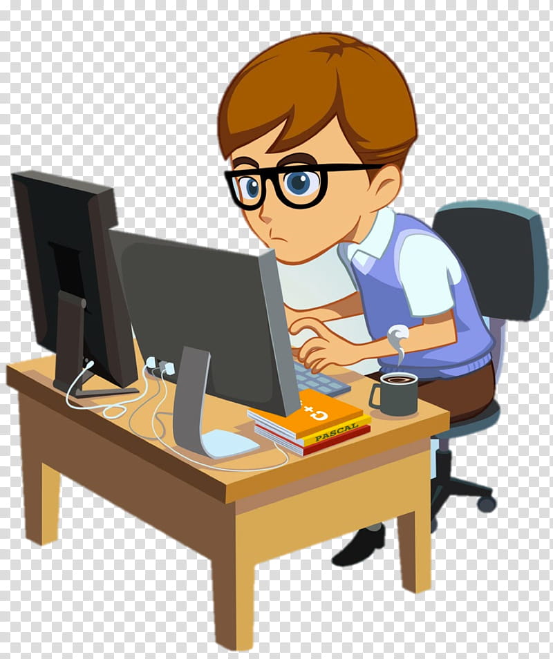 data entry operator clipart house