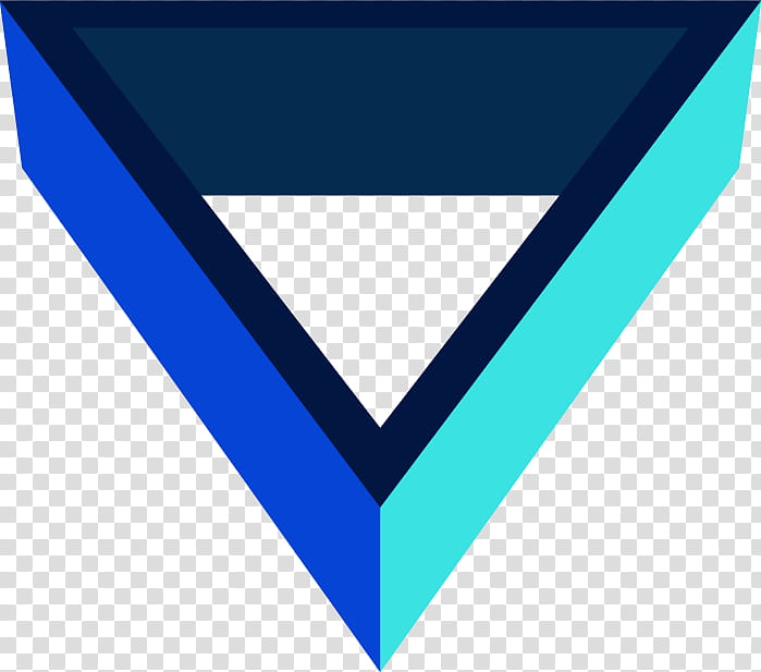 Triangles D , blue and teal v transparent background PNG clipart
