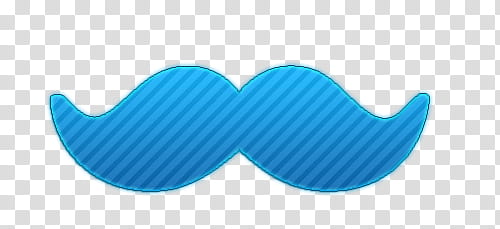 MOUSTACHES, blue mustache transparent background PNG clipart