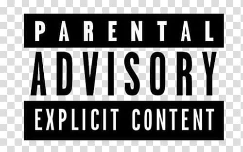 BLACK RESOURCES, Parental Advisory Explicit Content transparent background PNG clipart