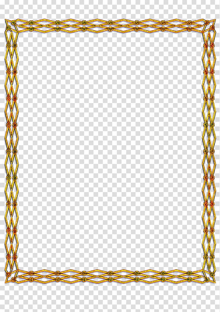 frame, Yellow, Rectangle, Chain, Frame transparent background PNG clipart