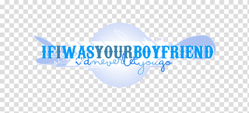 Justin Bieber, if I was as your boyfriend text on blue background transparent background PNG clipart