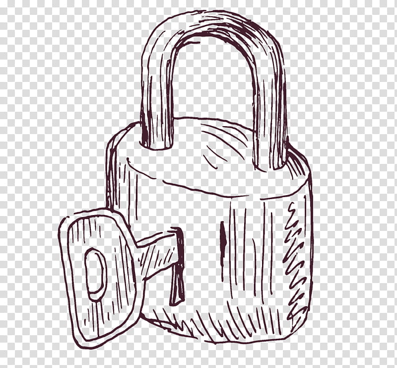 Color, Padlock, Allwedd, Door, Drawing, Hardware Accessory, Line, Hand transparent background PNG clipart