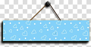 Cosas para tu marca de agua, rectangular white and blue board hang decor transparent background PNG clipart
