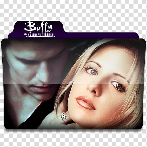 Windows TV Series Folders A B, Buffy The Vampire Slayer folder icon transparent background PNG clipart
