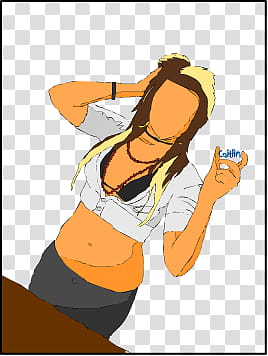 Caitlin, just passing time. transparent background PNG clipart