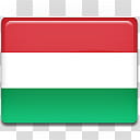 All in One Country Flag Icon, Hungary-Flag- transparent background PNG clipart