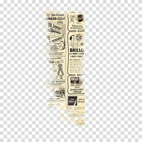 Textures, white and black newspaper transparent background PNG clipart