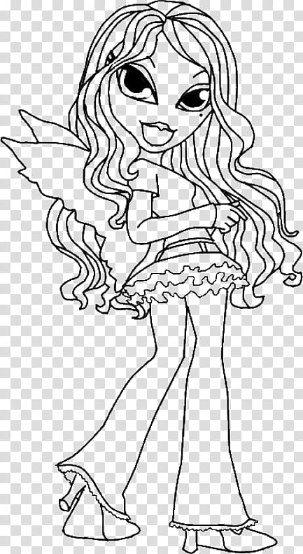 Yasmin FP Coloring page transparent background PNG clipart