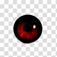 HALLOWEEN O, red eye transparent background PNG clipart