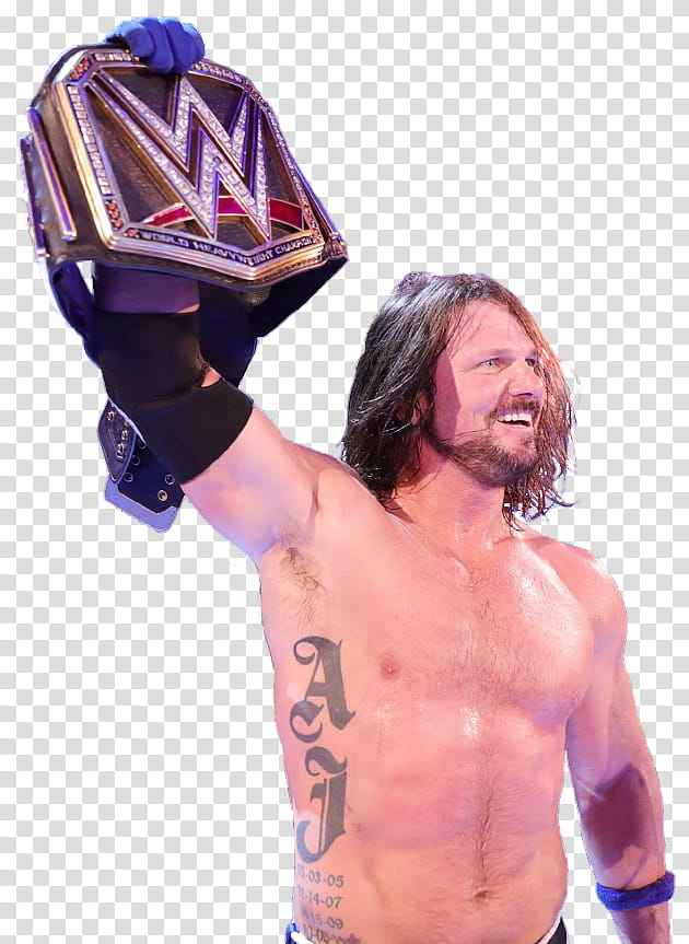 AJ Styles WWE Champion  Times HD transparent background PNG clipart