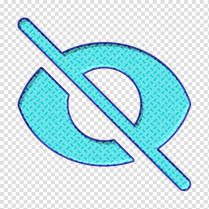 disable icon eye icon inactive icon, See Icon, Show Icon, View Icon, Watch Icon, Turquoise, Aqua, Azure transparent background PNG clipart