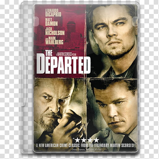 Movie Icon , The Departed, The Departed DVD case transparent background PNG clipart