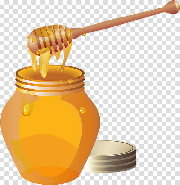 Bee, Honey, Honey Bee, Jam, Drawing, Refractometer, Jar, Honeycomb transparent background PNG clipart