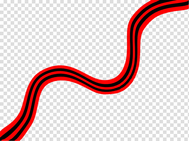 lines, red and black curved lines transparent background PNG clipart