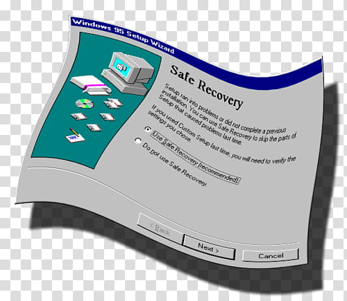 OO WATCHERS, Windows  Setup Wizard Safe Recovery window transparent background PNG clipart