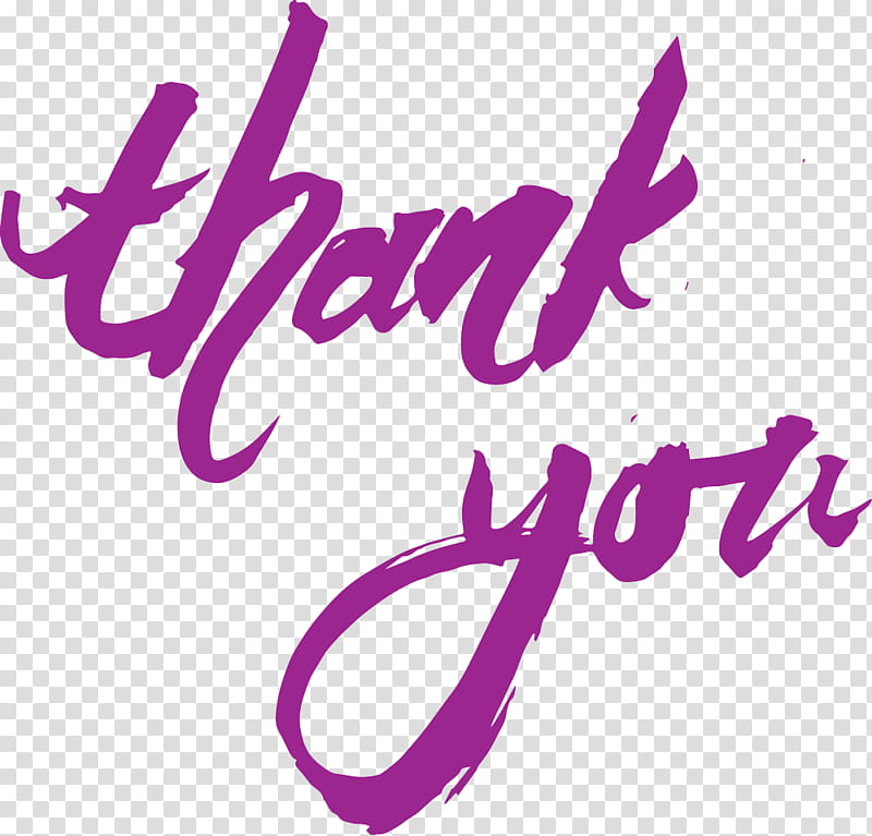 Thank You, Text, Logo, Purple, News, Message, Violet, Calligraphy transparent background PNG clipart