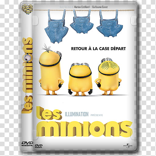DvD Case Icon Special , Les Minions DvD Case transparent background PNG clipart