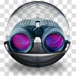 Sphere   , black binoculars illustration transparent background PNG clipart