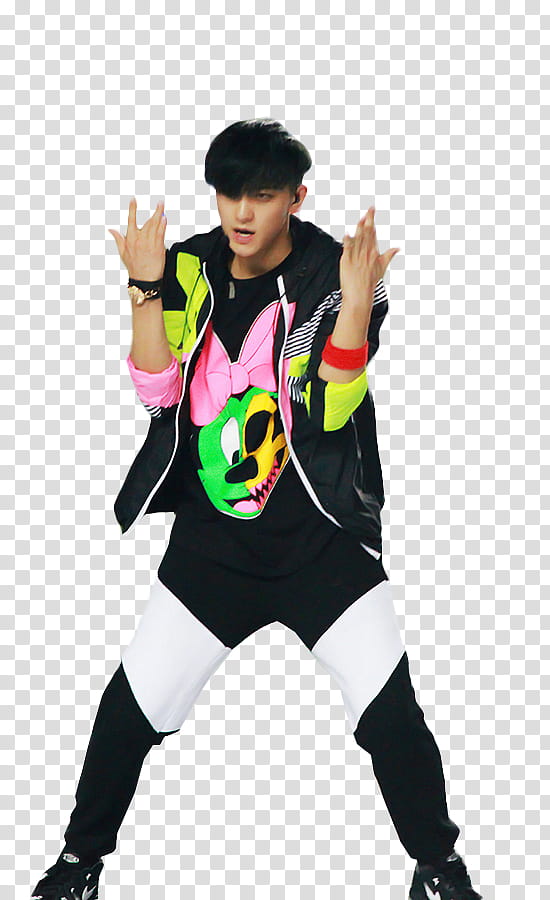 Tao EXO , man dancing transparent background PNG clipart