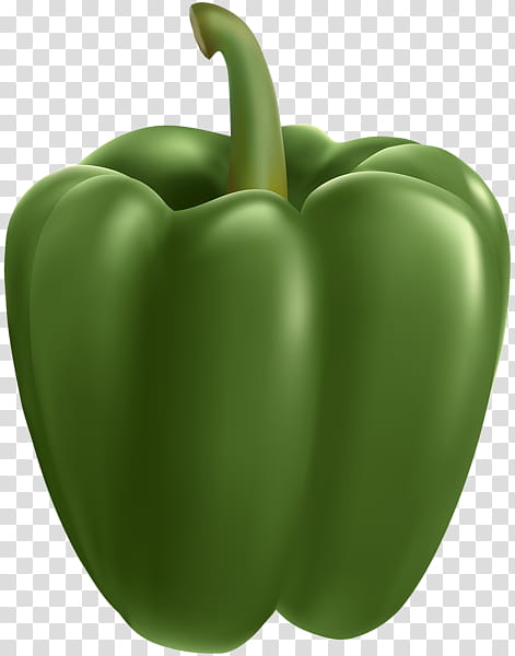 Apple, Peppers, Bell Pepper, Green Bell Pepper, Chili Pepper, Yellow Bell Pepper, Vegetable, Fruit transparent background PNG clipart