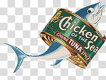 Chicken of the Sea can art transparent background PNG clipart