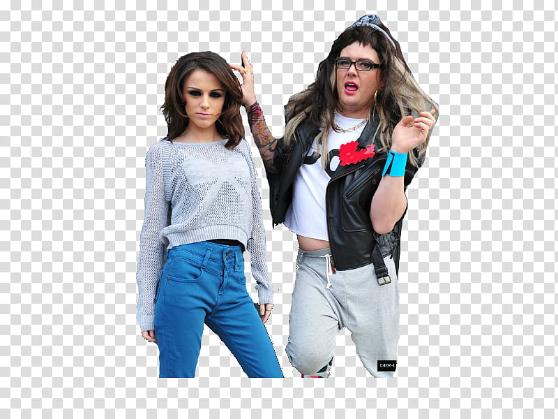 Cher Lloyd And Alan Carr transparent background PNG clipart
