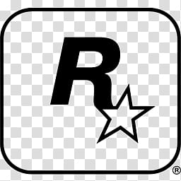 Rockstar Games Computer Icons Black & White Rockstar North Font, joystick  transparent background PNG clipart