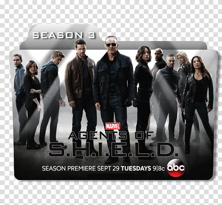 Marvel Agents Of S h i e l d Serie Folders, MARVEL'S AGENTS OF S.H.I.E.L.D. SEASON  FOLDER transparent background PNG clipart