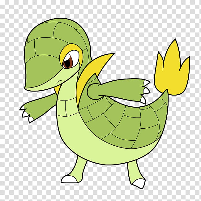 Arid Snivy, green Pokemon character illustration transparent background PNG clipart