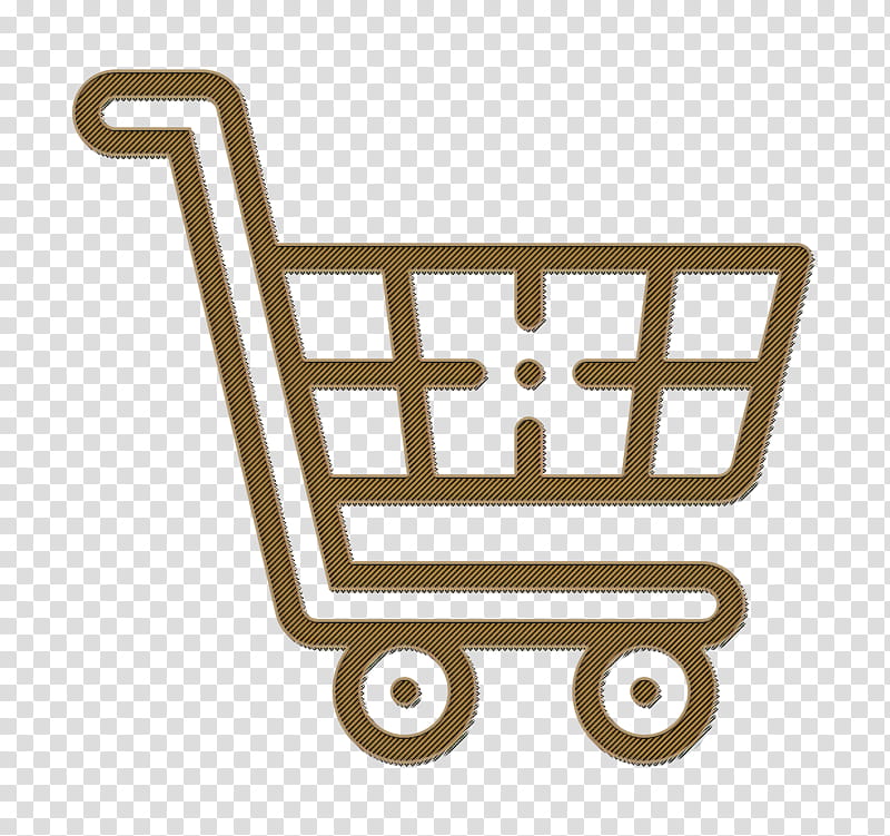 Cart icon Shopping cart icon Ecommerce icon, Vehicle, Line, Coloring Book transparent background PNG clipart