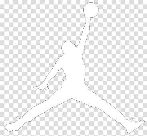 white jumpman logo