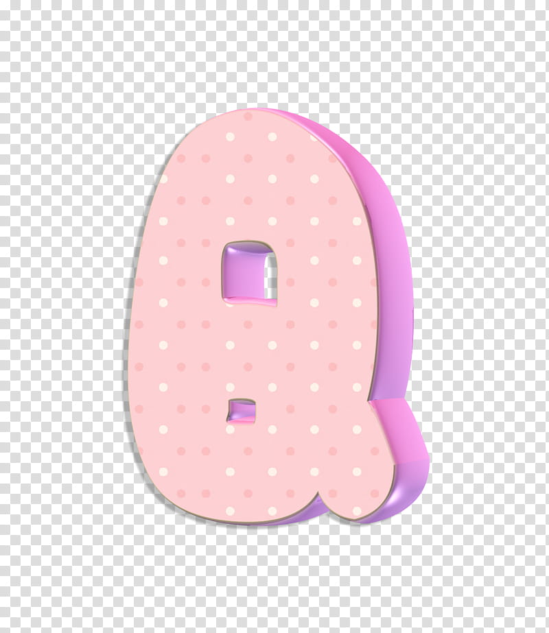 Cute Alphabet D Abecedario, pink letter Q graphic transparent background PNG clipart