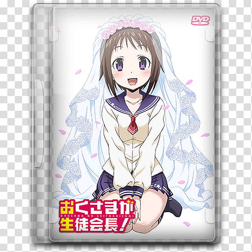 Summer  Anime TV DVD Style Icon , My Wife is the Student Council President, anime DVD case transparent background PNG clipart