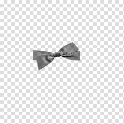 Ribbons Brushes, gray bow tie transparent background PNG clipart