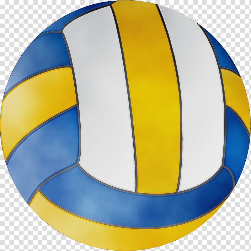 Soccer ball, Watercolor, Paint, Wet Ink, Yellow, Volleyball, Football, Sports Equipment transparent background PNG clipart