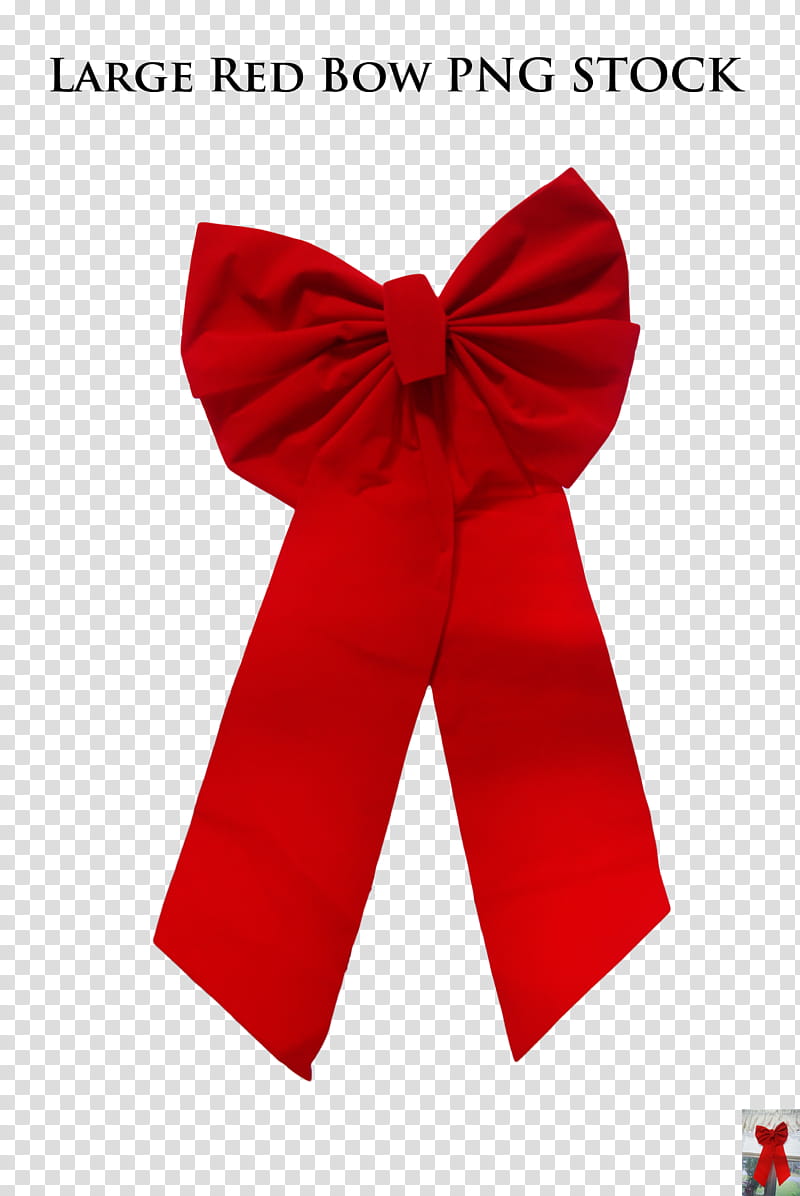 Large Red Bow transparent background PNG clipart