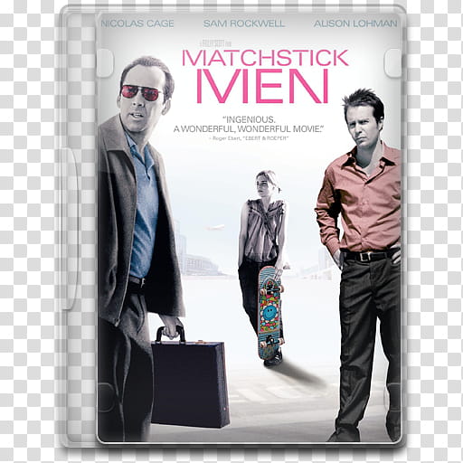 Movie Icon , Matchstick Men, Matchstick Men movie case transparent background PNG clipart
