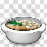 round white pot with stew transparent background PNG clipart