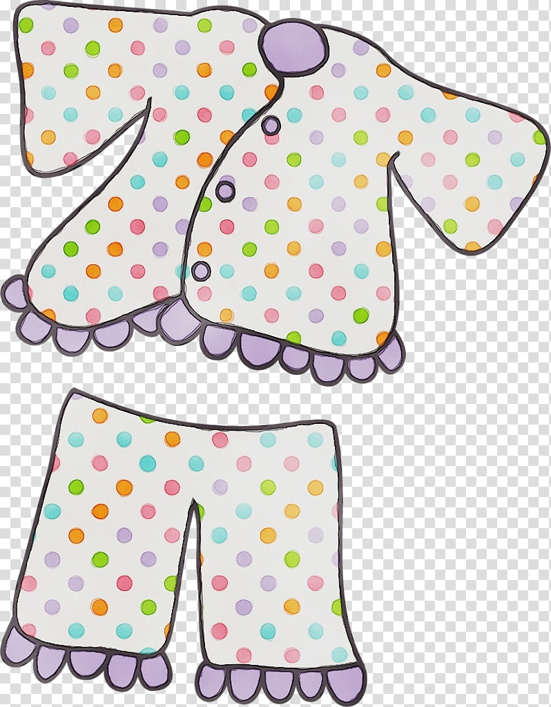 pajama day girl clip art