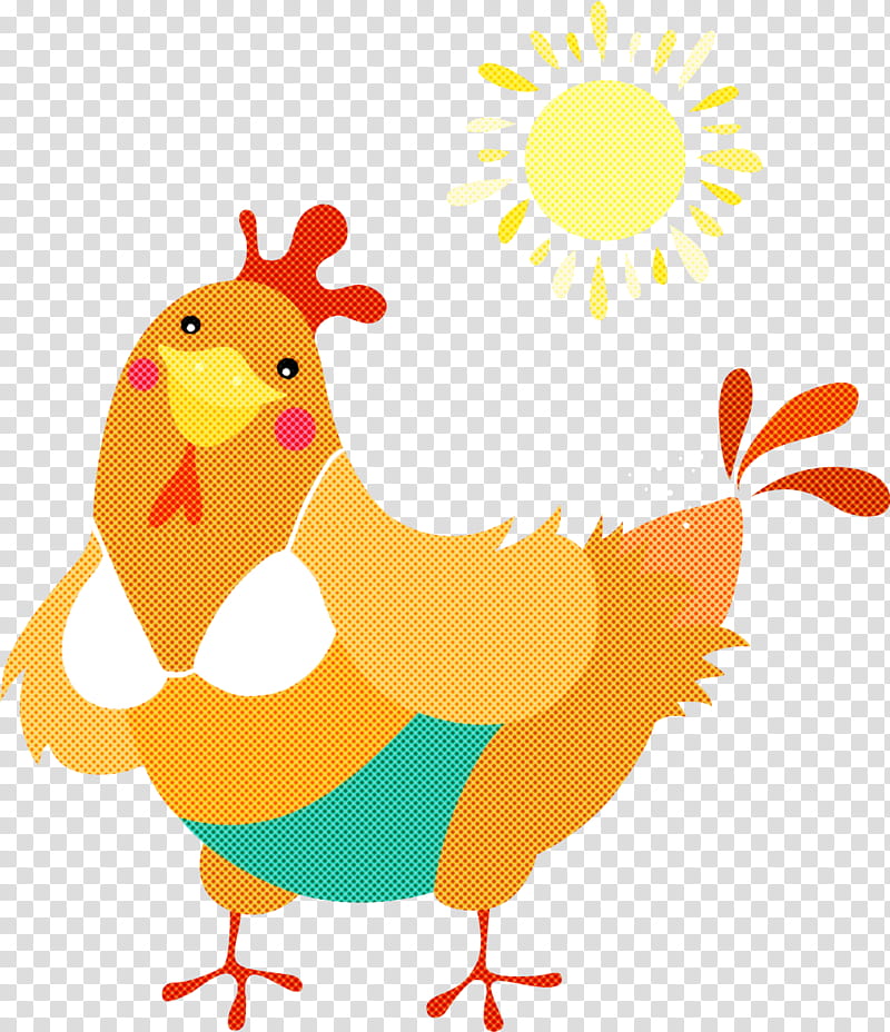 chicken rooster cartoon bird live, Live, Beak transparent background PNG clipart