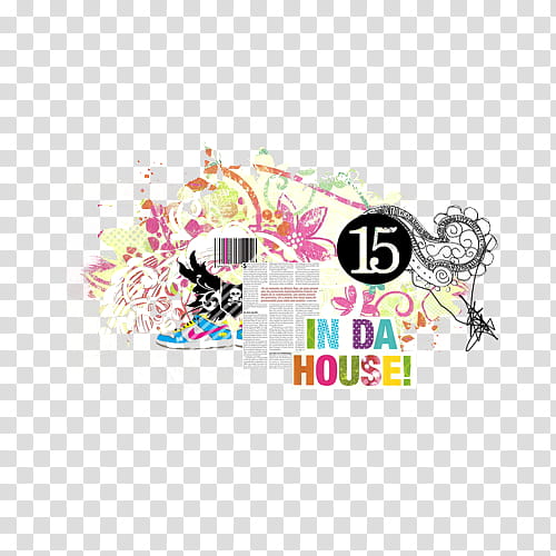 Mixed Set , In da House graphic art transparent background PNG clipart