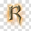 Risen Dock Icons, [px] Risen, R transparent background PNG clipart