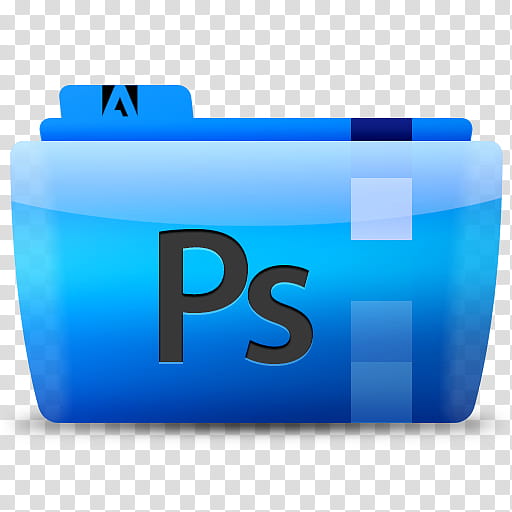 Colorflow   ag Adobe, blue Ps folder transparent background PNG clipart