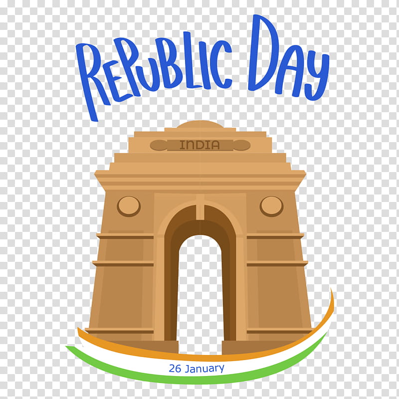 26 January Republic Day, India, January 26, 2019, Logo, Poster, Arch, Architecture transparent background PNG clipart